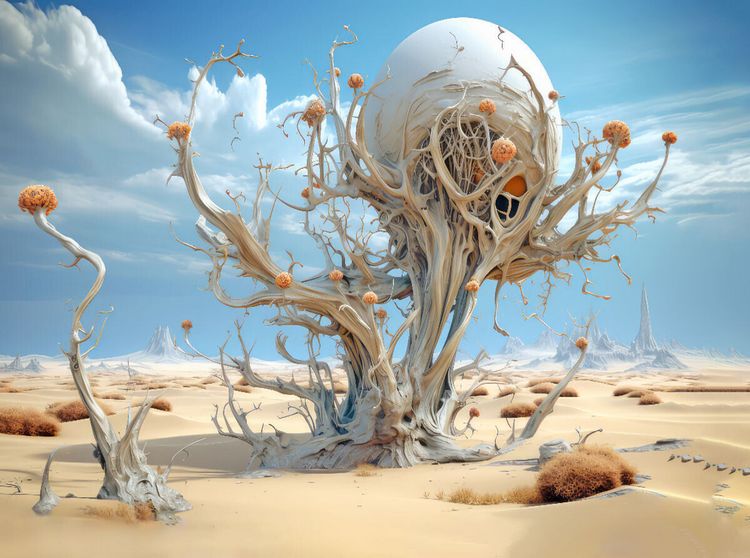 Produktbild: CALVENDO Puzzle Surrealismus trifft auf die W&uuml;ste | 2000 Teile Lege-Gr&ouml;&szlig;e 90x67cm Foto-Puzzle f&uuml;r gl&uuml;ckliche Stunden