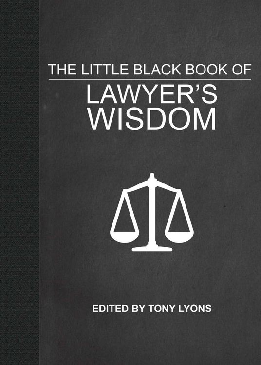 Produktbild: The Little Black Book of Lawyer's Wisdom