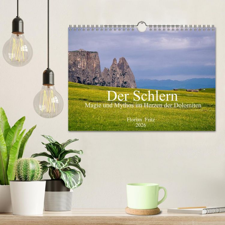 Produktbild: Der Schlern - Magie und Mythos im Herzen der Dolomiten (Wandkalender 2026 DIN A4 quer), CALVENDO Monatskalender