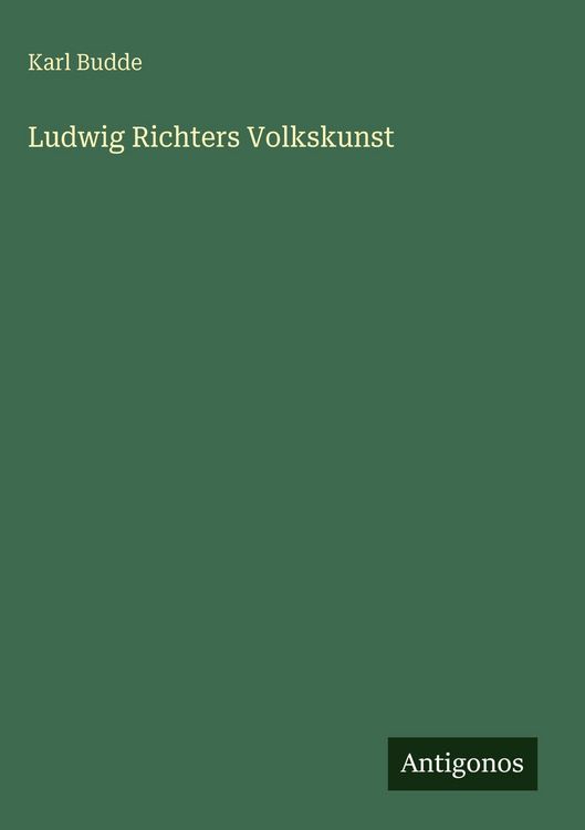 Produktbild: Ludwig Richters Volkskunst