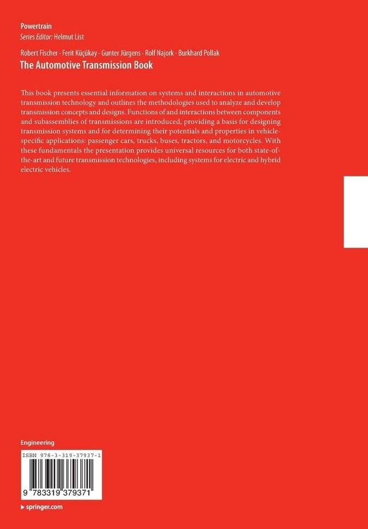 Produktbild: The Automotive Transmission Book
