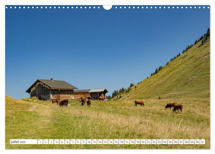 Produktbild: Les Portes du Soleil, Haute-Savoie (Calendrier mural 2026 DIN A3 vertical), CALVENDO calendrier mensuel