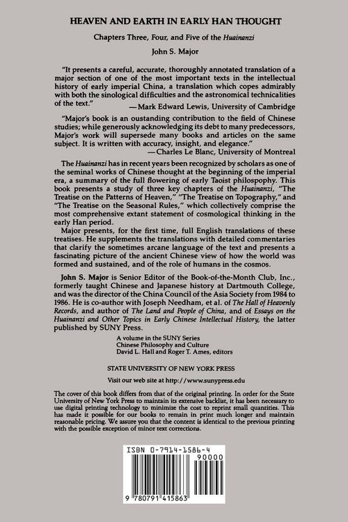 Produktbild: Heaven and Earth in Early Han Thought