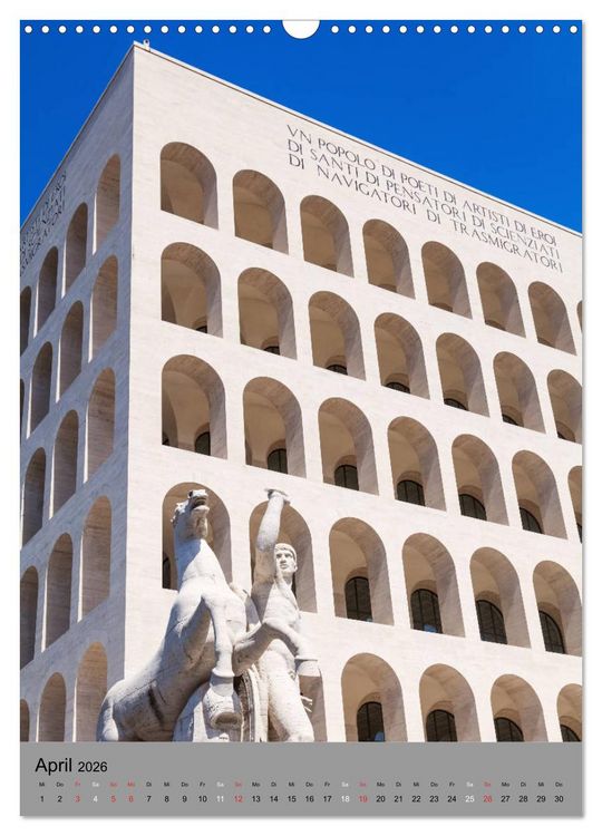 Produktbild: Architekturstile von der Antike bis zur Gegenwart (Wandkalender 2026 DIN A3 hoch), CALVENDO Monatskalender