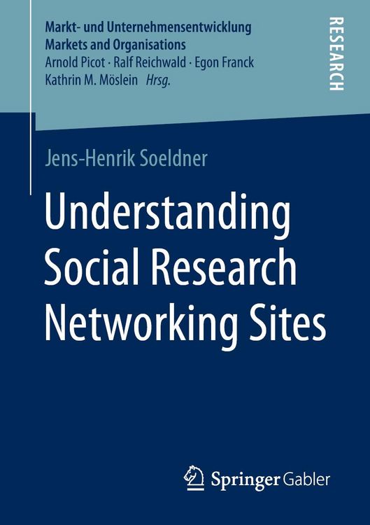 Produktbild: Understanding Social Research Networking Sites