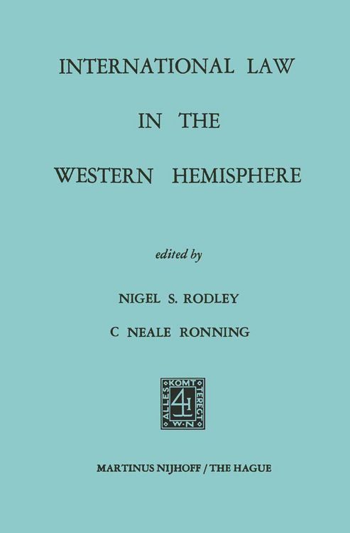 Produktbild: International Law in the Western Hemisphere