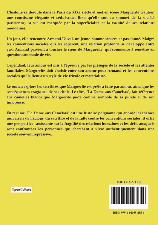 Produktbild: La Dame aux Cam&eacute;lias