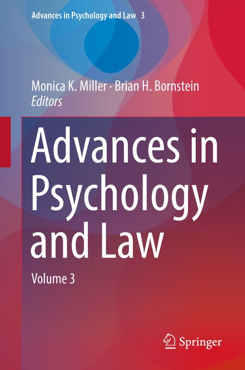Produktbild: Advances in Psychology and Law