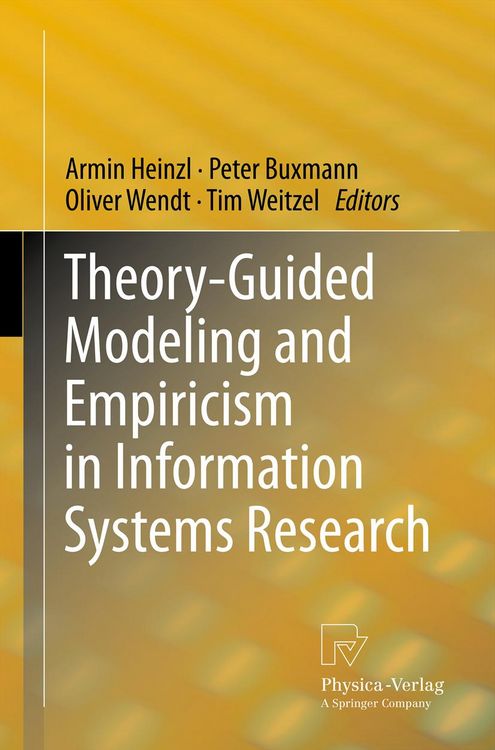 Produktbild: Theory-Guided Modeling and Empiricism in Information Systems Research