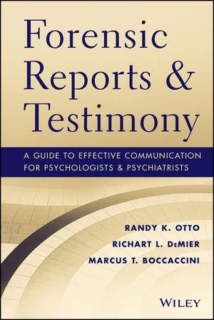 Produktbild: Forensic Reports and Testimony