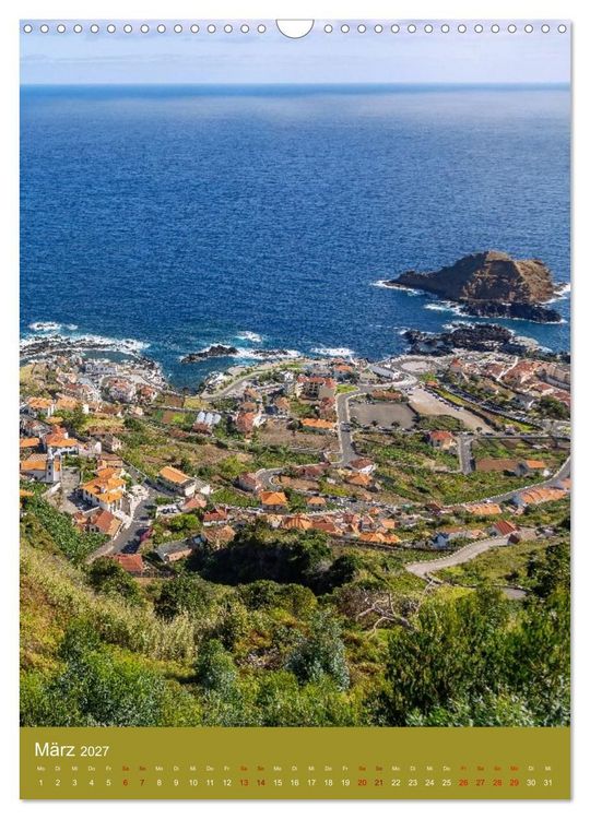 Produktbild: Zauberhaftes Madeira. Naturparadies im Atlantik (Wandkalender 2027 DIN A3 hoch), CALVENDO Monatskalender