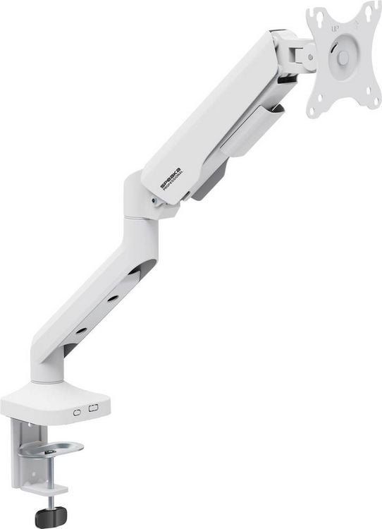 Produktbild: SpeaKa Professional SP-MM-1030 Monitor-Tischhalterung 1 Display(s) 43,2 cm (17") - 101,6 cm (40") Wei&szlig; H&ouml;henverstellbar, Neigbar, Schwenkbar