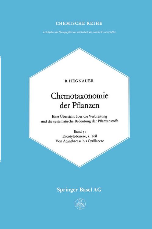 Produktbild: Chemotaxonomie der Pflanzen