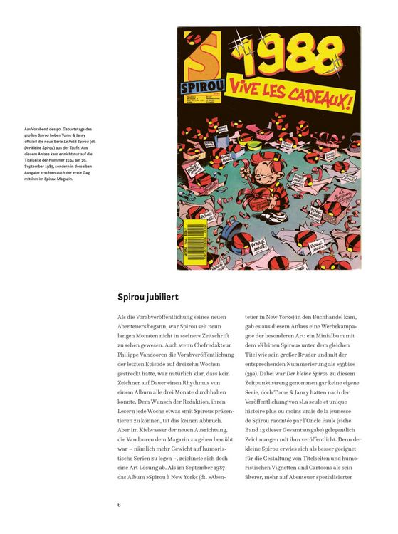 Produktbild: Spirou und Fantasio Gesamtausgabe 15: 1988-1991