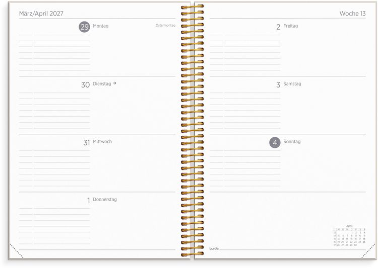 Produktbild: Organizer & Notes A5 Cottage Dreams 26/27 17M