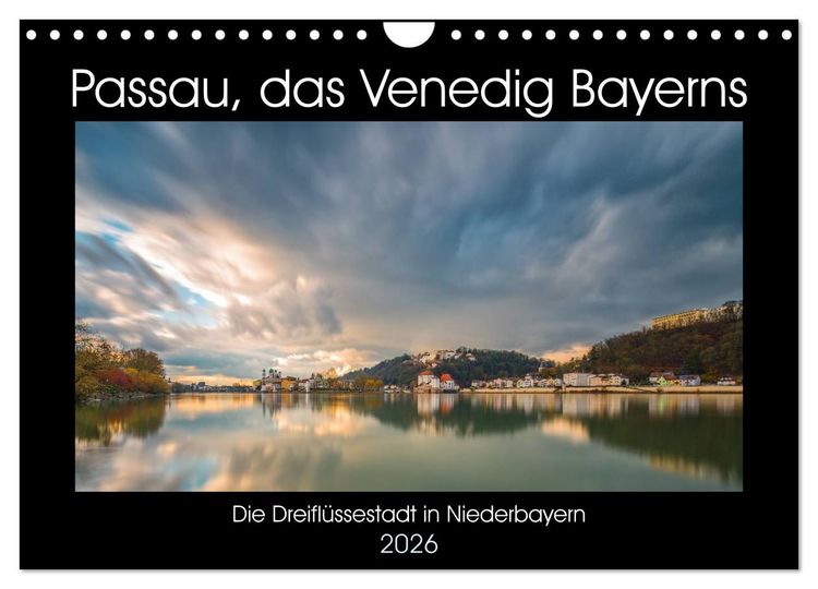 Produktbild: Passau, das Venedig Bayerns (Wandkalender 2026 DIN A4 quer), CALVENDO Monatskalender