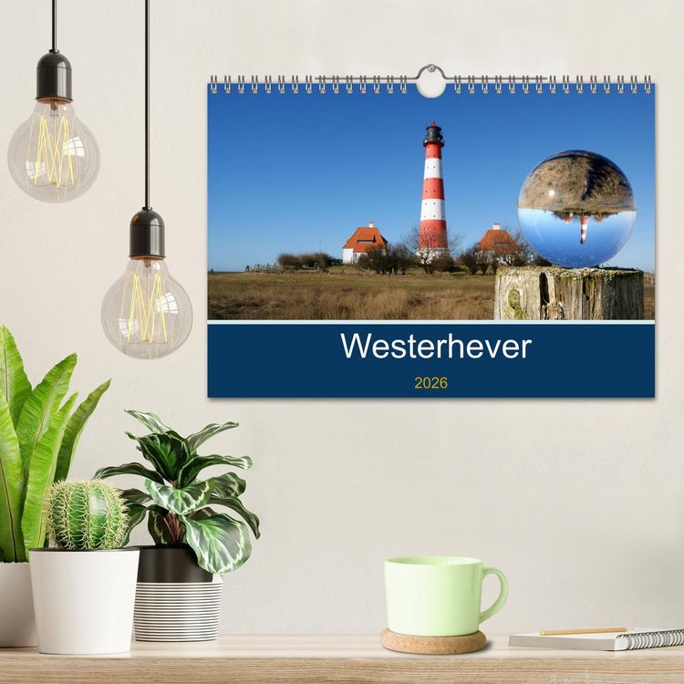 Produktbild: Westerhever (Wandkalender 2026 DIN A4 quer), CALVENDO Monatskalender