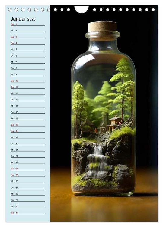 Produktbild: Voll die Flasche (Wandkalender 2026 DIN A4 hoch), CALVENDO Monatskalender