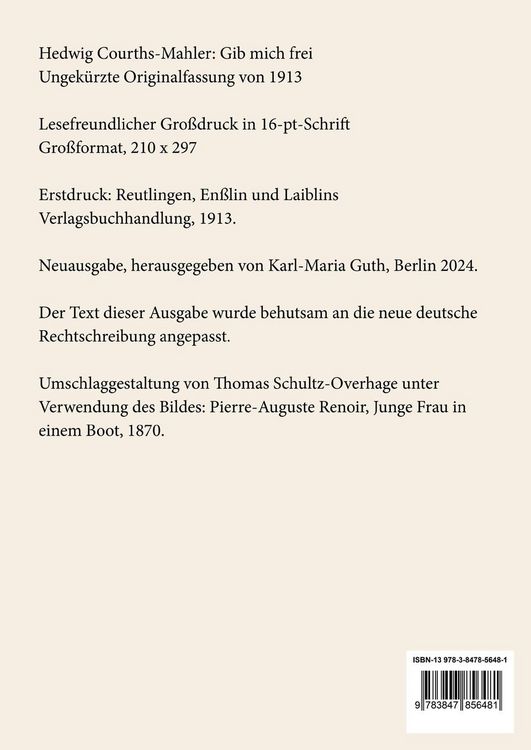 Produktbild: Gib mich frei (Gro&szlig;druck)