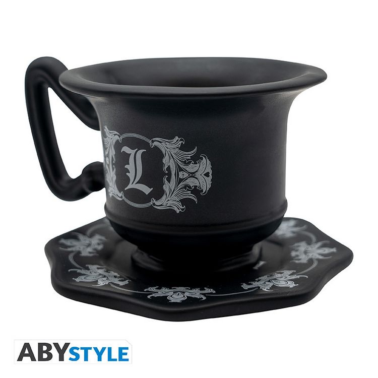Produktbild: DEATH NOTE - Mug 3D with Saucer - L's Cup