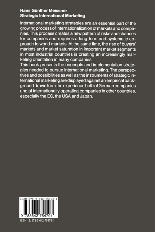 Produktbild: Strategic International Marketing