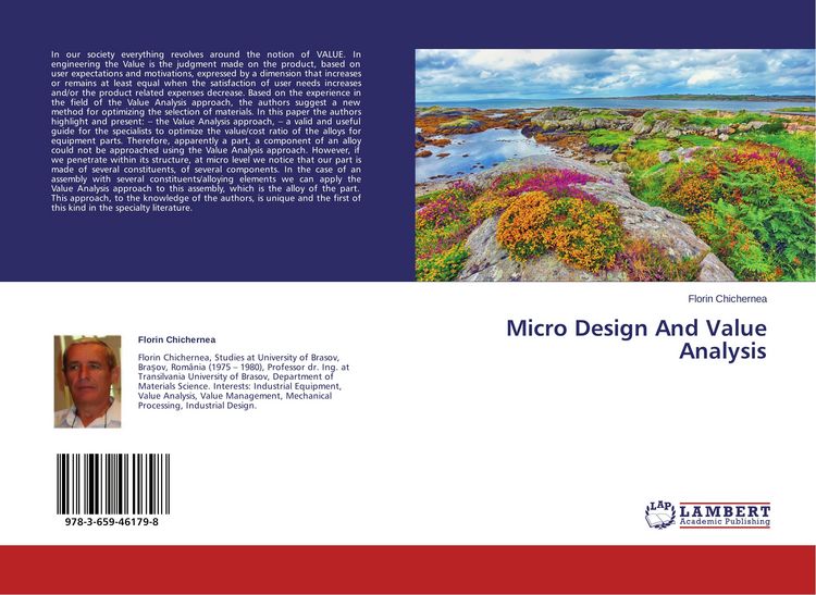 Produktbild: Micro Design And Value Analysis