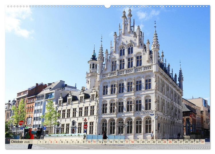 Produktbild: Bezauberndes L&ouml;wen in Belgien (hochwertiger Premium Wandkalender 2026 DIN A2 quer), Kunstdruck in Hochglanz