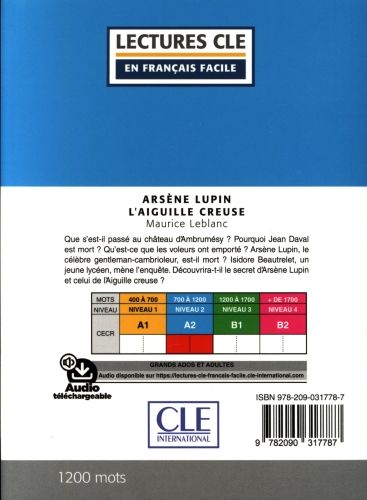 Produktbild: Arsene Lupin L'Aiguille creuse - Livre + audio online