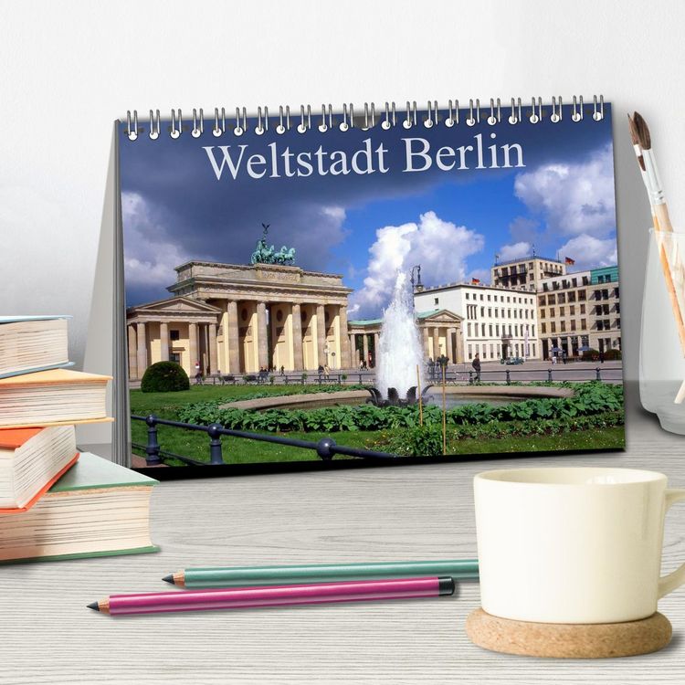 Produktbild: Weltstadt Berlin (Tischkalender 2026 DIN A5 quer), CALVENDO Monatskalender