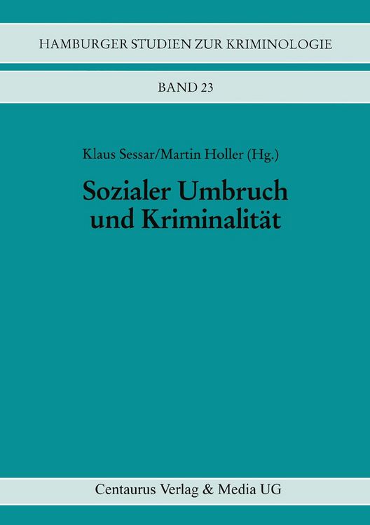 Produktbild: Sozialer Umbruch und Kriminalit&auml;t