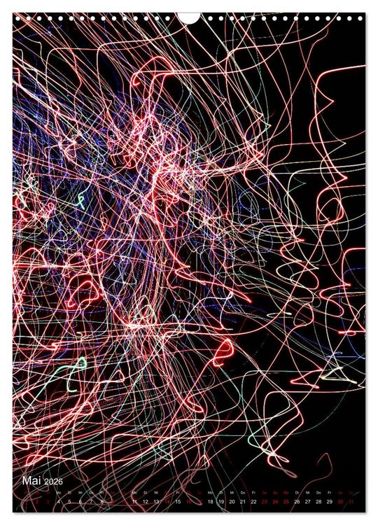 Produktbild: FEUERWERK - Lichtspiele (Wandkalender 2026 DIN A3 hoch), CALVENDO Monatskalender