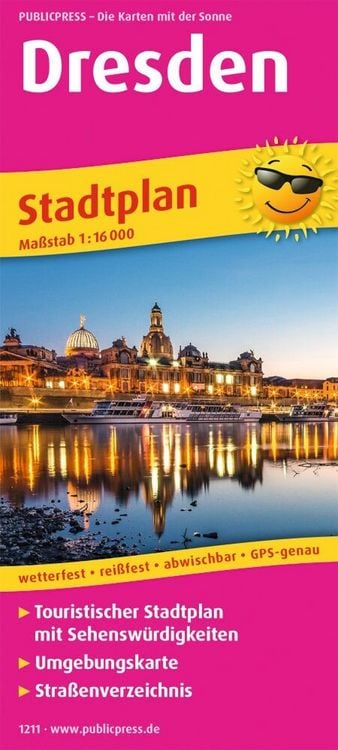 Produktbild: Dresden Stadtplan 1:16 000