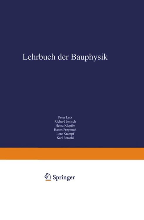 Produktbild: Lehrbuch der Bauphysik