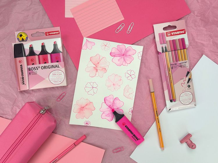 Produktbild: STABILO BOSS ORIGINAL 4er Etui Shades of Pink