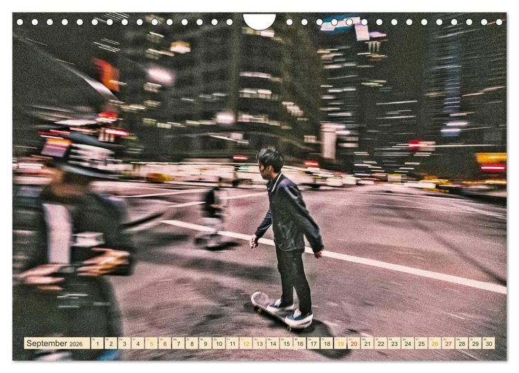 Produktbild: Skateboarding, so cool (Wandkalender 2026 DIN A4 quer), CALVENDO Monatskalender