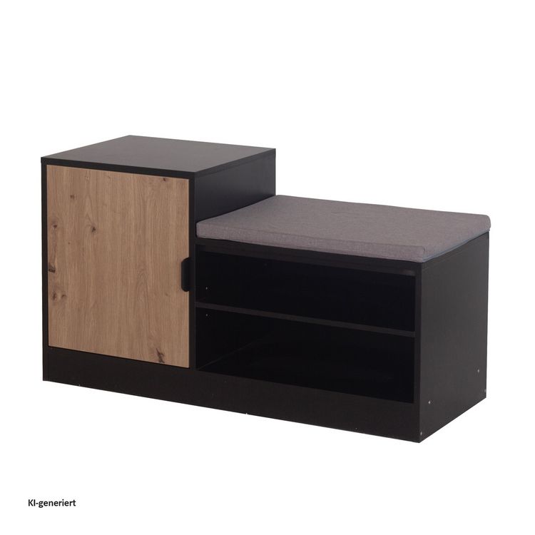 Produktbild: HTI-Living Schuhbank Dana Schwarz Schuhbank Dana Schwarz