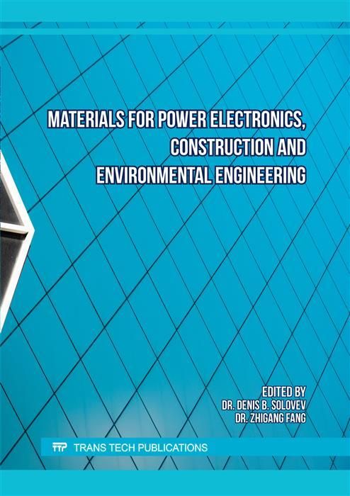 Produktbild: Materials for Power Electronics, Construction and Environmental Engineering
