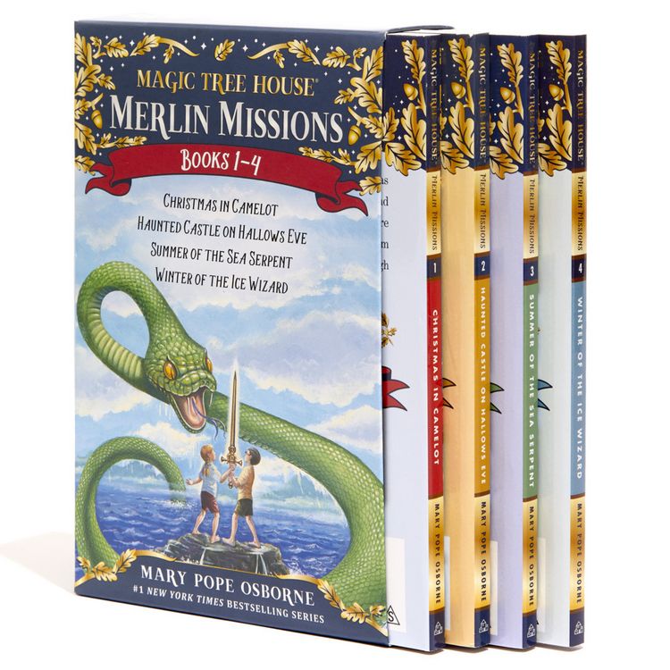 Produktbild: Magic Tree House Merlin Missions Books 1-4 Boxed Set