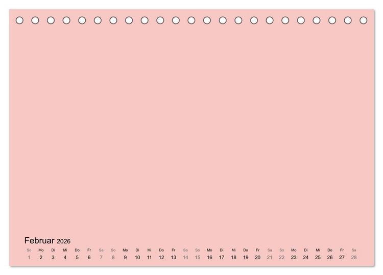Produktbild: DIY Bastel-Kalender -Warme Pastell Farben- Zum Selbstgestalten (Tischkalender 2026 DIN A5 quer), CALVENDO Monatskalender
