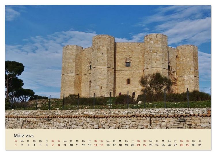 Produktbild: Apulien ... der S&uuml;den Italiens (Wandkalender 2026 DIN A3 quer), CALVENDO Monatskalender