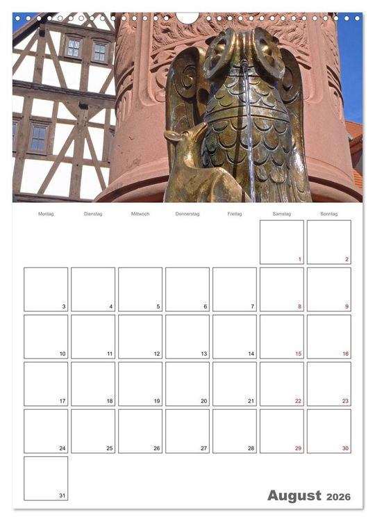 Produktbild: Weinheim an der Bergstra&szlig;e Planer (Wandkalender 2026 DIN A3 hoch), CALVENDO Monatskalender