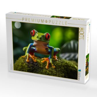 Produktbild: CALVENDO Puzzle Rotaugenlaubfrosch | 1000 Teile Lege-Gr&ouml;&szlig;e 64x48cm Foto-Puzzle f&uuml;r gl&uuml;ckliche Stunden