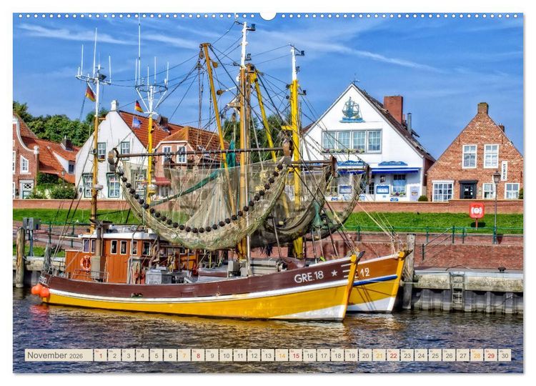 Produktbild: Reise an die Nordsee - Greetsiel (hochwertiger Premium Wandkalender 2026 DIN A2 quer), Kunstdruck in Hochglanz