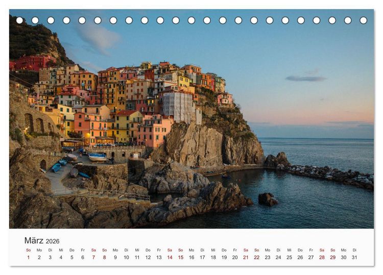 Produktbild: Italien - einzigartige Motive (Tischkalender 2026 DIN A5 quer), CALVENDO Monatskalender