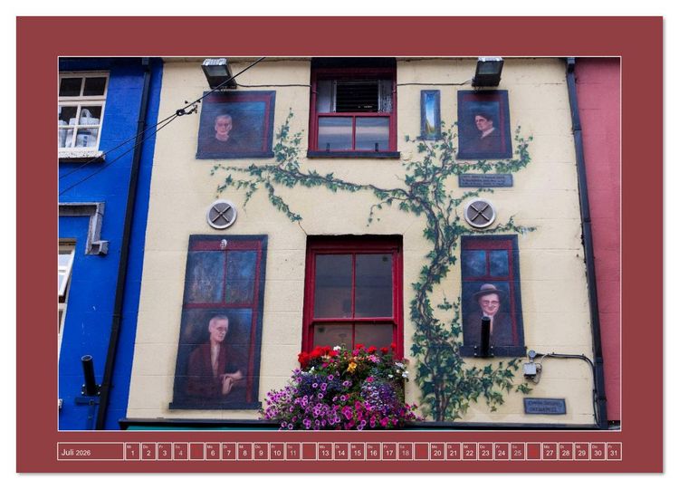 Produktbild: IRLAND - Die sch&ouml;nsten Fassadenmalereien (hochwertiger Premium Wandkalender 2026 DIN A2 quer), Kunstdruck in Hochglanz