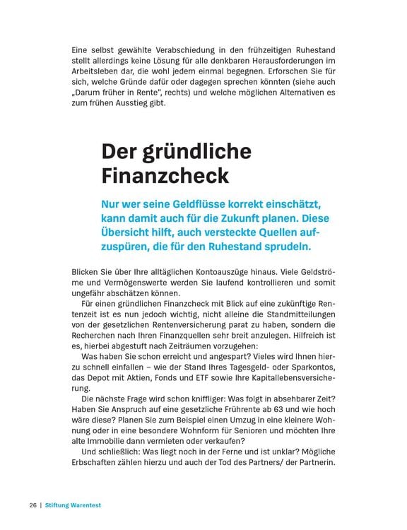 Produktbild: Fr&uuml;her in Rente und Ruhestand