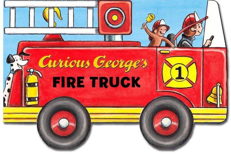 Produktbild: Curious George's Fire Truck (Mini Movers Shaped S)