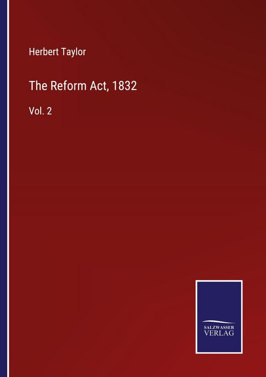Produktbild: The Reform Act, 1832