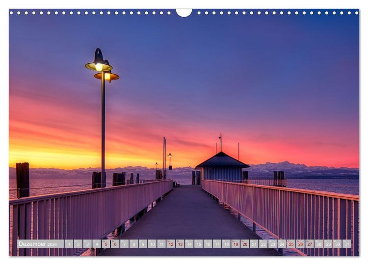 Produktbild: Bodensee-Stimmungen (Wandkalender 2026 DIN A3 quer), CALVENDO Monatskalender