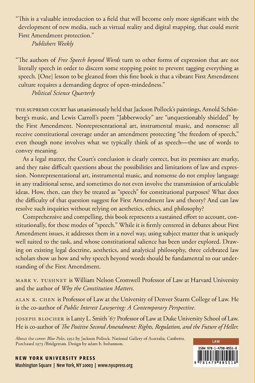 Produktbild: Free Speech Beyond Words